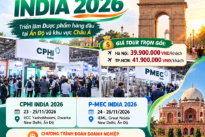 TRIỂN LÃM DƯỢC PHẨM ẤN ĐỘ CPHI & P-MEC INDIA 2026