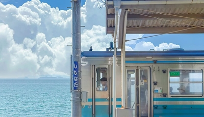 Ga Nhỏ Giữa Biển Trời – Hành Trình Lặng Lẽ Đến Shimonada Station, Nhật Bản