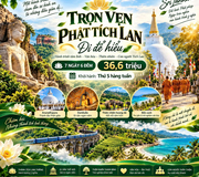 HỒN TÍCH LAN - SRI LANKA 7N6Đ